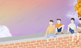 青春校园唯美图片